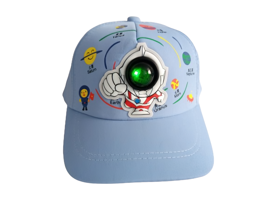 Gorra Niño Azul Astronauta 3D Casco Lumínico. Edad (2-5) 